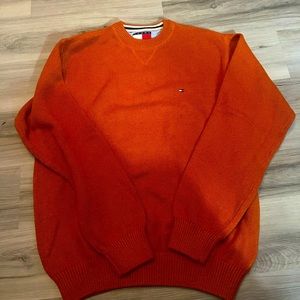 Men’s Tommy Hilfiger sweater size medium orange